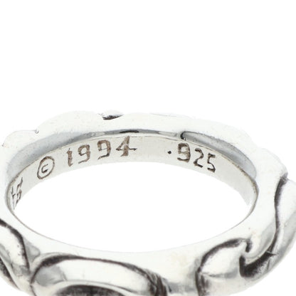 Chrome Hearts SCRL BAND Silver Ring Size ONE SIZE