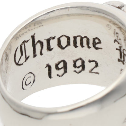 Chrome Hearts FLRL CRS Sterling Silver Ring Size ONE SIZE