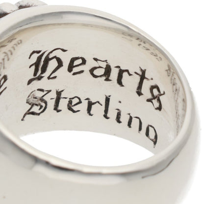 Chrome Hearts FLRL CRS Sterling Silver Ring Size ONE SIZE