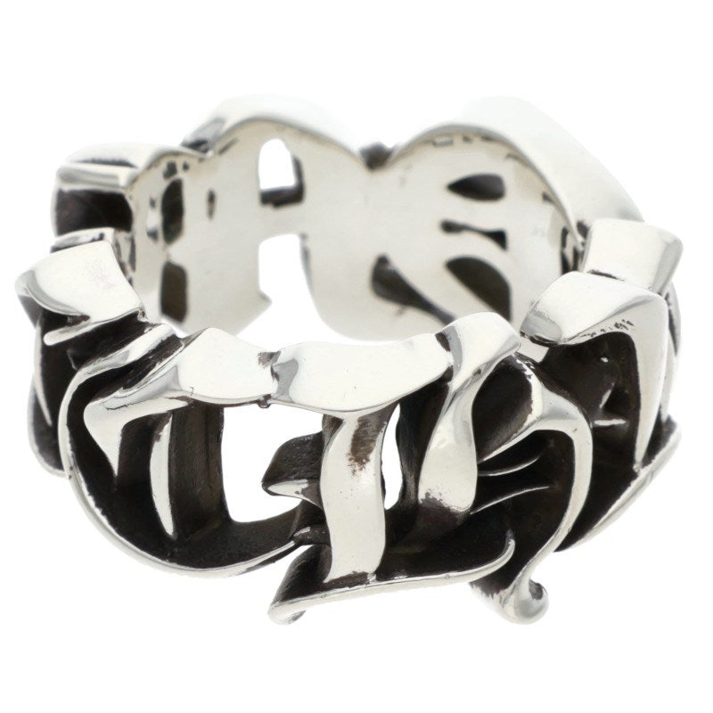 Chrome Hearts LARGE SCRIPT BAND Silver Ring Size ONE SIZE