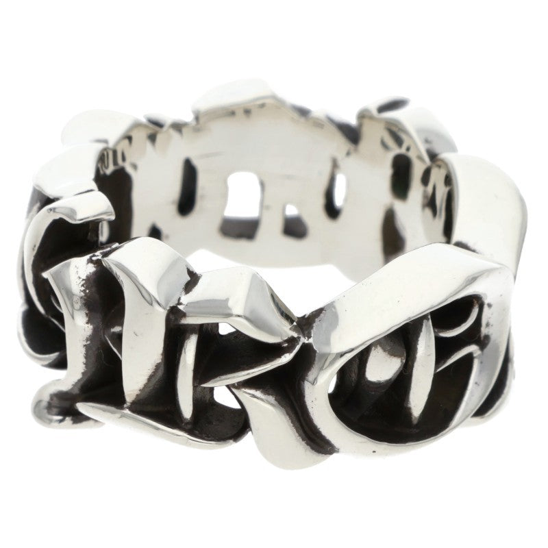 Chrome Hearts LARGE SCRIPT BAND Silver Ring Size ONE SIZE