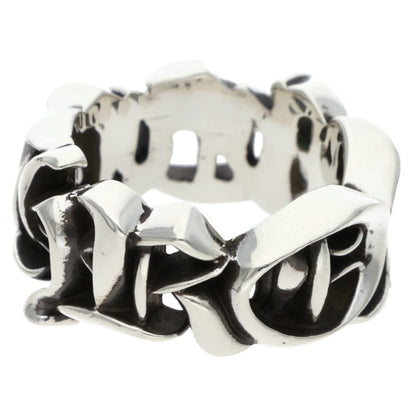Chrome Hearts LARGE SCRIPT BAND Silver Ring Size ONE SIZE