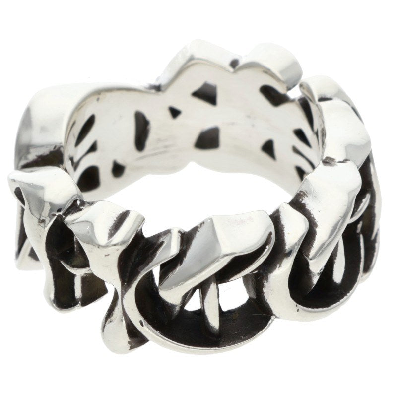 Chrome Hearts LARGE SCRIPT BAND Silver Ring Size ONE SIZE