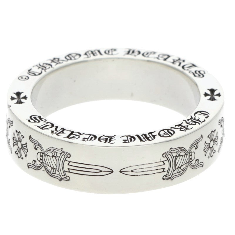 Chrome Hearts 6mm Spacer Dagger Silver Ring Size ONE SIZE
