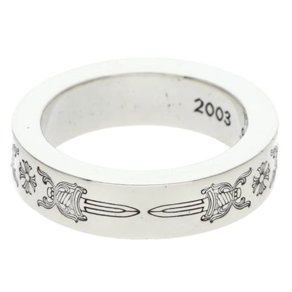 Chrome Hearts 6mm Spacer Dagger Silver Ring Size ONE SIZE