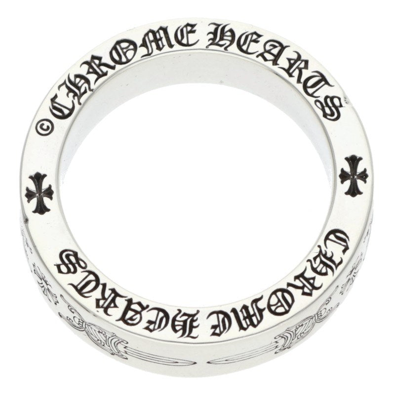 Chrome Hearts 6mm Spacer Dagger Silver Ring Size ONE SIZE