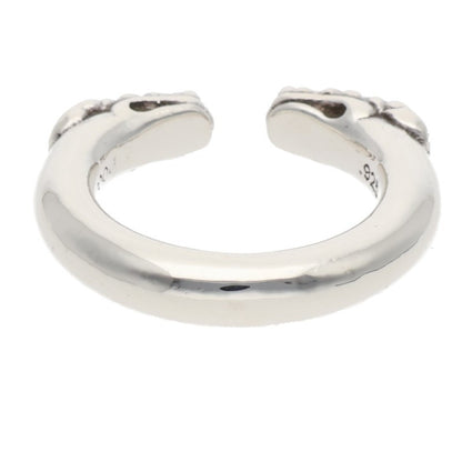 Chrome Hearts DOUBLE DOG Silver Ring Size ONE SIZE