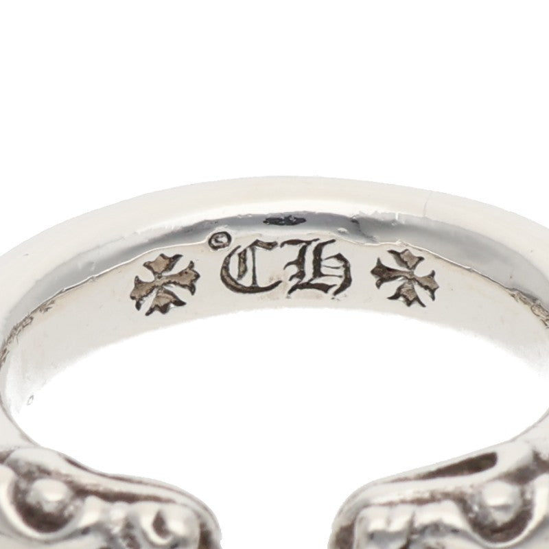 Chrome Hearts DOUBLE DOG Silver Ring Size ONE SIZE