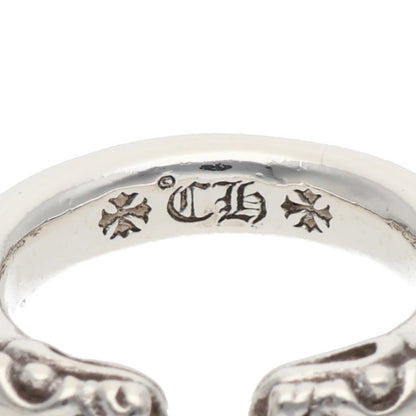 Chrome Hearts DOUBLE DOG Silver Ring Size ONE SIZE