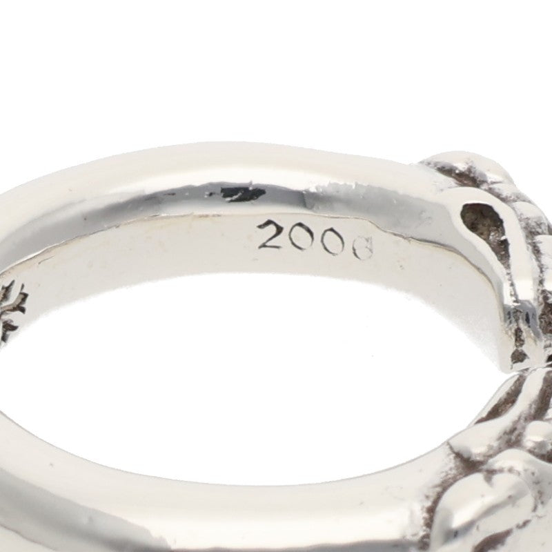 Chrome Hearts DOUBLE DOG Silver Ring Size ONE SIZE