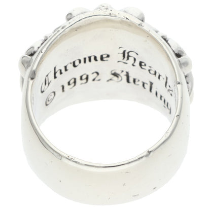 Chrome Hearts KEEPER Sterling Silver Ring Size ONE SIZE