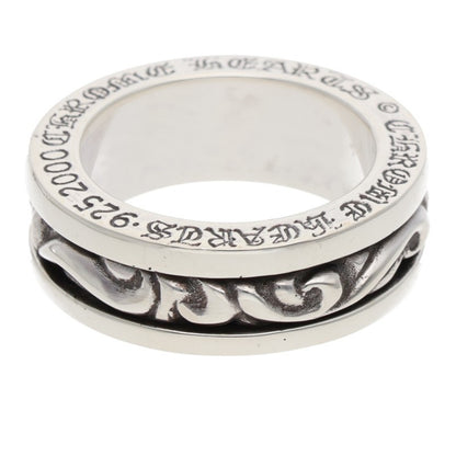 Chrome Hearts RING SPINNER SCROLL Silver Ring Size ONE SIZE