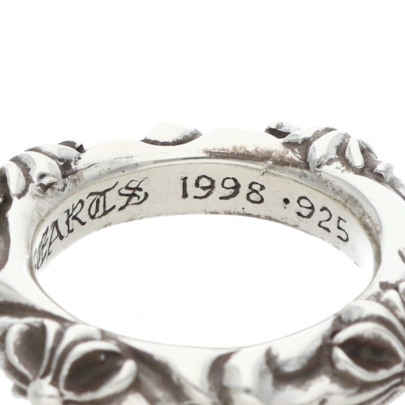 Chrome Hearts SBT BAND 925 Silver Ring Size ONE SIZE