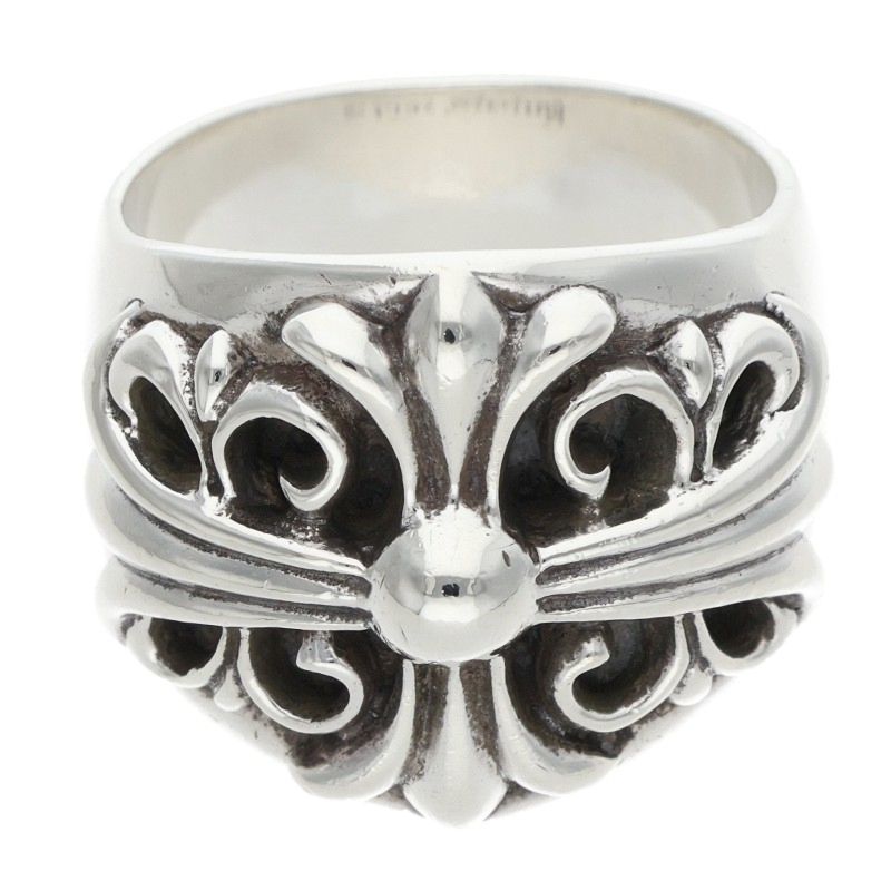 Chrome Hearts Keeper Sterling Silver Ring Size ONE SIZE