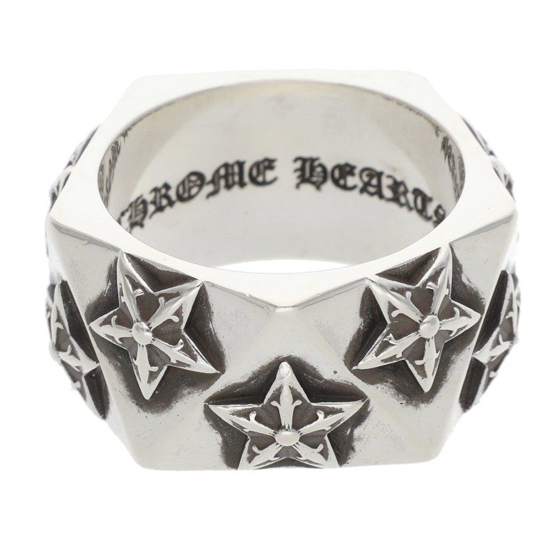 Chrome Hearts Pentagon Star Silver Ring Size ONE SIZE