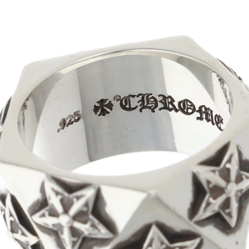 Chrome Hearts Pentagon Star Silver Ring Size ONE SIZE