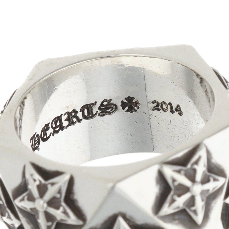 Chrome Hearts Pentagon Star Silver Ring Size ONE SIZE