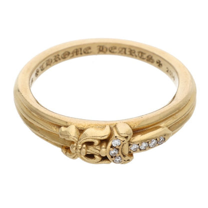 Chrome Hearts 22K Baby Classic Dagger Gold Ring Size 17.5