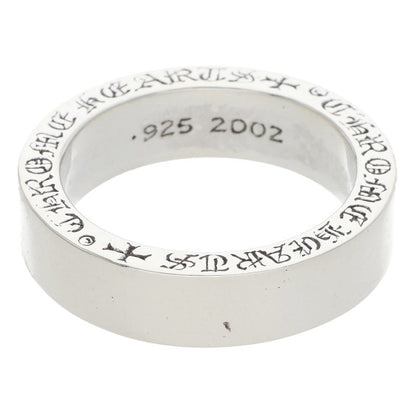 Chrome Hearts 6mm SPACER PLAIN Silver Ring Size ONE SIZE