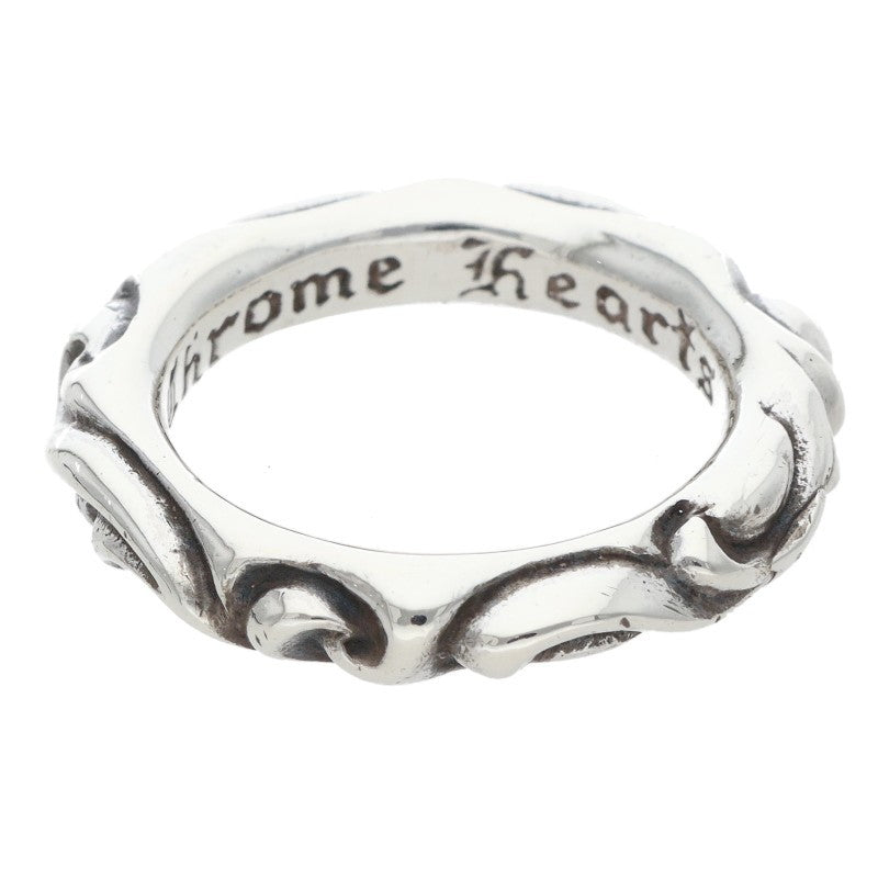 Chrome Hearts SCRL BAND Silver Ring Size ONE SIZE