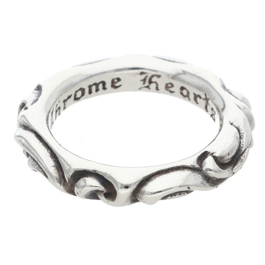 Chrome Hearts SCRL BAND Silver Ring Size ONE SIZE