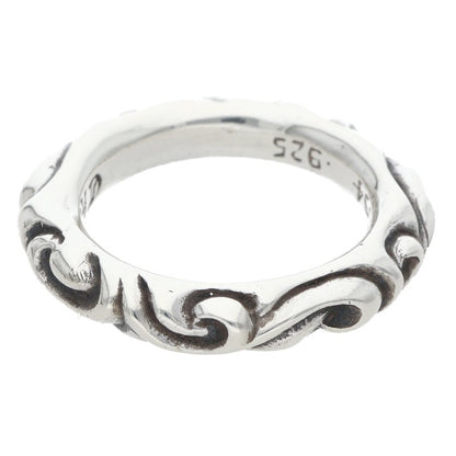 Chrome Hearts SCRL BAND Silver Ring Size ONE SIZE