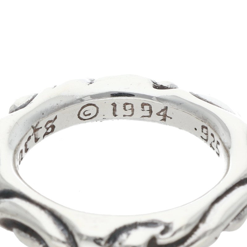 Chrome Hearts SCRL BAND Silver Ring Size ONE SIZE