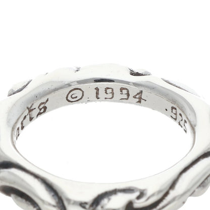 Chrome Hearts SCRL BAND Silver Ring Size ONE SIZE