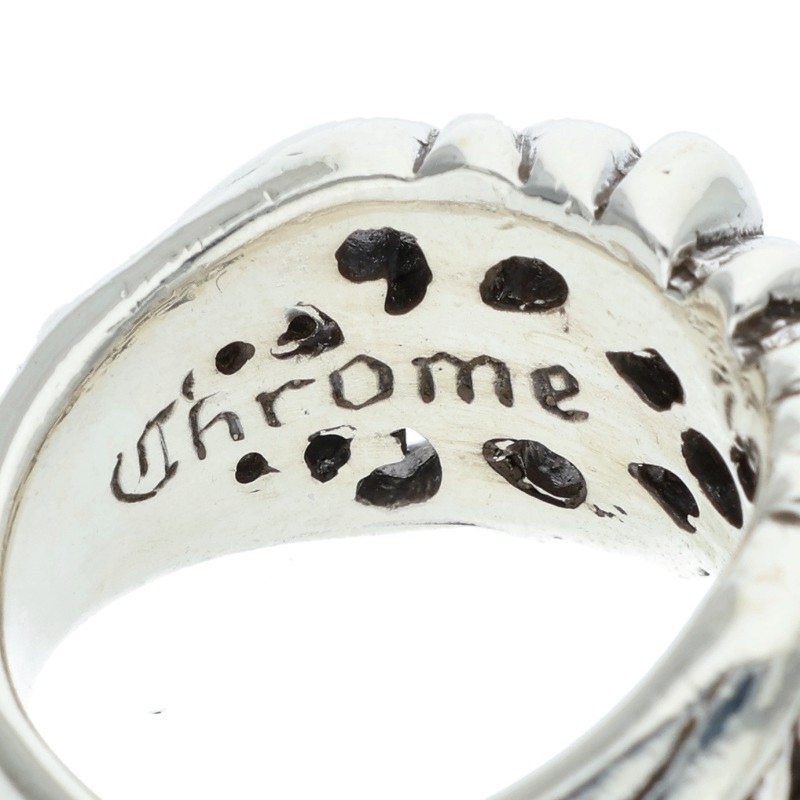 Chrome Hearts K&T Silver Ring Size ONE SIZE