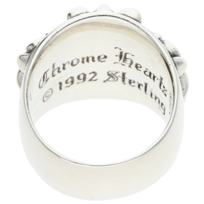 Chrome Hearts Keeper Sterling Silver Ring Size 17.5