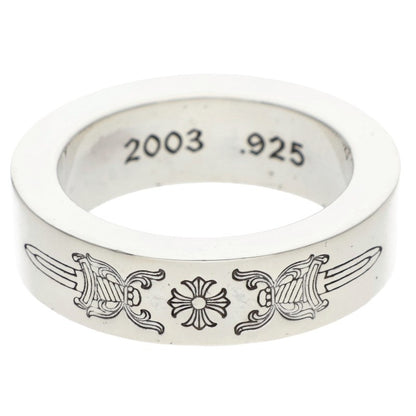 Chrome Hearts 6mm Spacer Dagger Silver Ring Size ONE SIZE