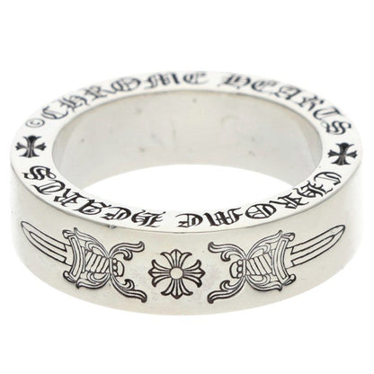 Chrome Hearts 6mm Spacer Dagger Silver Ring Size ONE SIZE