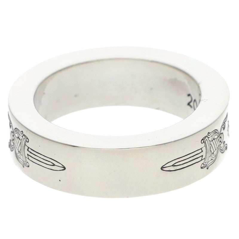 Chrome Hearts 6mm Spacer Dagger Silver Ring Size ONE SIZE
