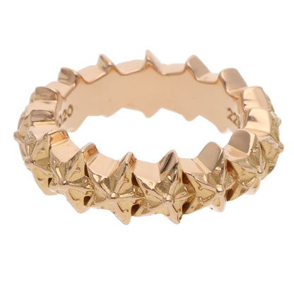 Chrome Hearts 22K TINY 5PT STAR BAND Gold Ring Size ONE SIZE