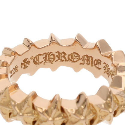 Chrome Hearts 22K TINY 5PT STAR BAND Gold Ring Size ONE SIZE