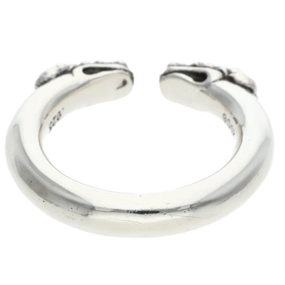 Chrome Hearts DOUBLE DOG Silver Ring Size ONE SIZE