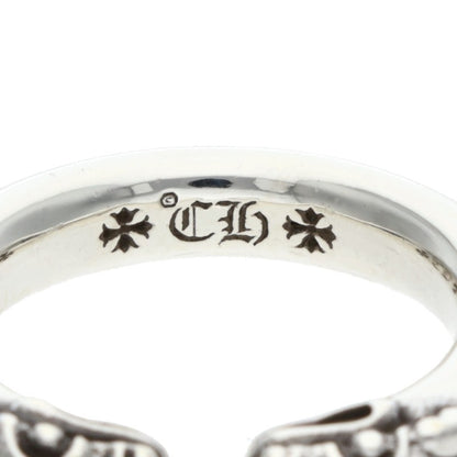 Chrome Hearts DOUBLE DOG Silver Ring Size ONE SIZE