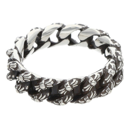 Chrome Hearts XTRA FANCY SML Silver Ring Size ONE SIZE