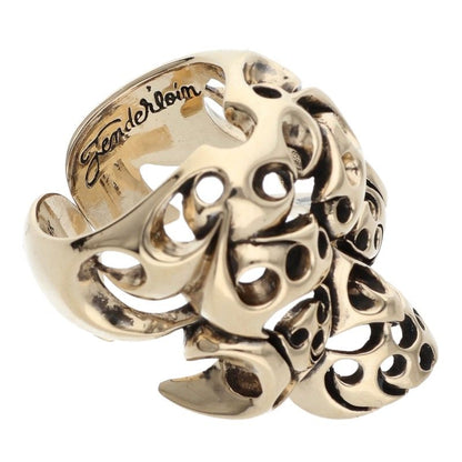 TENDERLOIN 8K Borneo Skull Gold Ring Size ONE SIZE