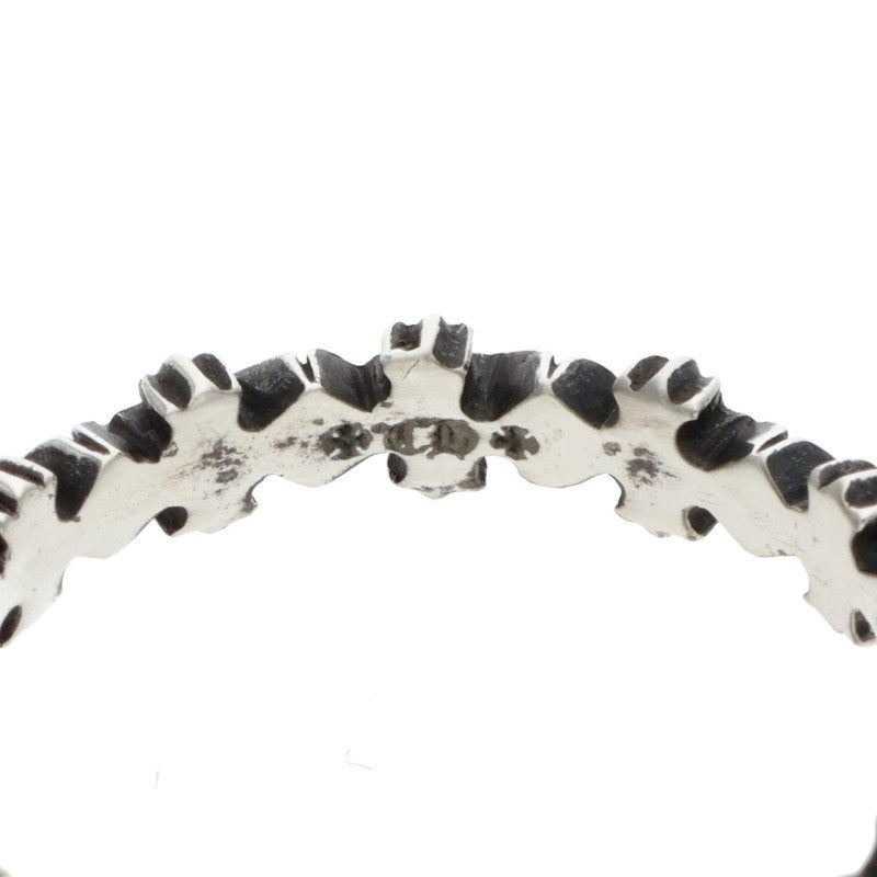 Chrome Hearts TINY E CH PLS BAND Silver Ring Size 16.5