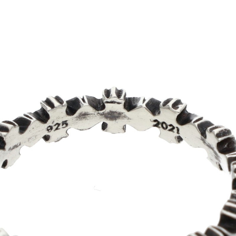 Chrome Hearts TINY E CH PLS BAND Silver Ring Size 16.5