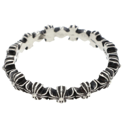 Chrome Hearts TINY E CH PLS BAND Silver Ring Size 16.5