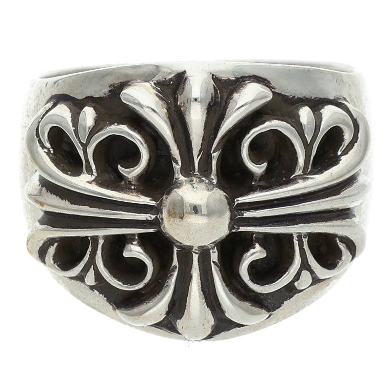 Chrome Hearts Keeper Sterling Silver Ring Size 26.5