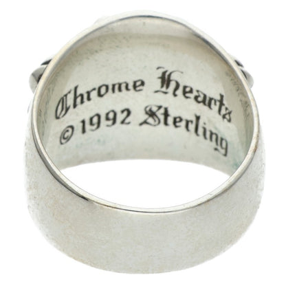 Chrome Hearts Keeper Sterling Silver Ring Size 26.5