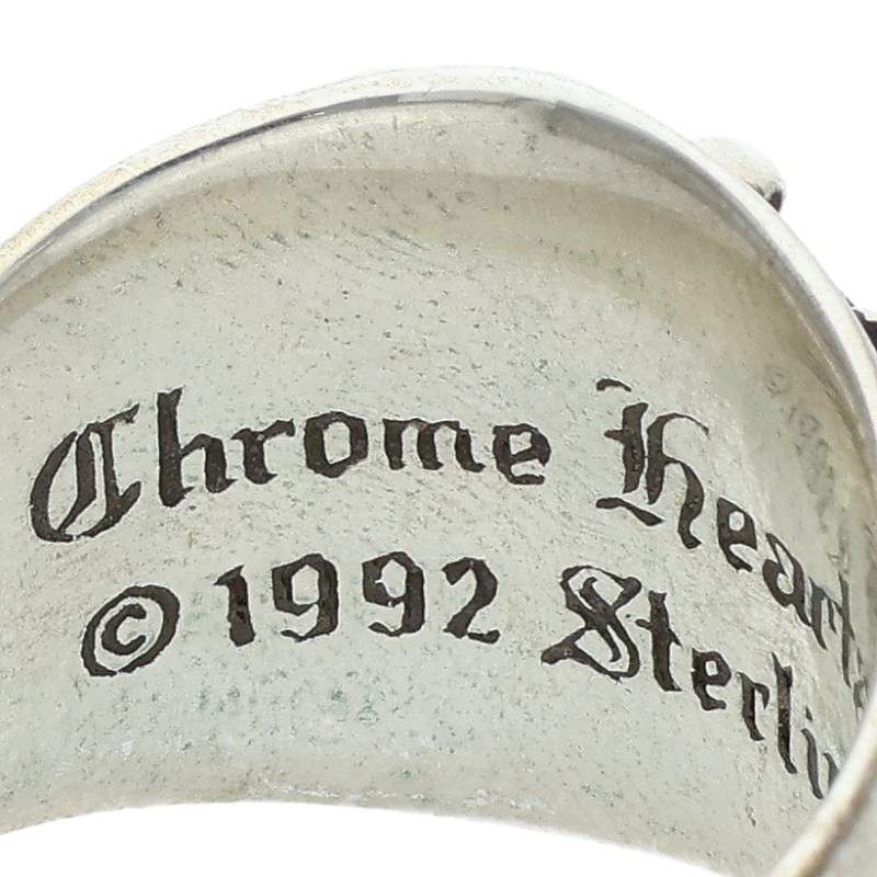 Chrome Hearts Keeper Sterling Silver Ring Size 26.5
