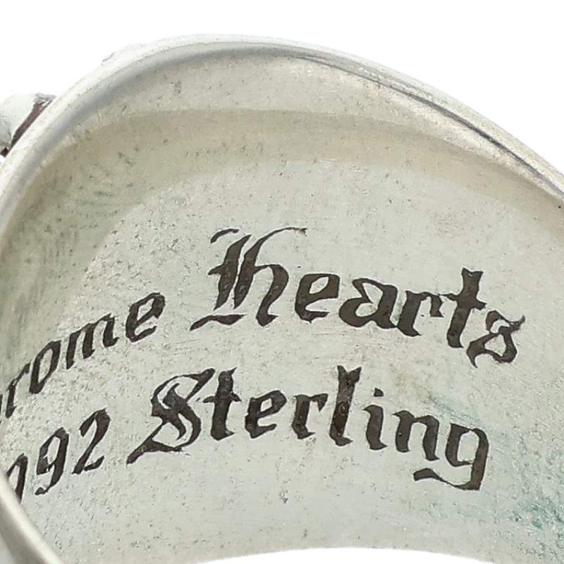 Chrome Hearts Keeper Sterling Silver Ring Size 26.5