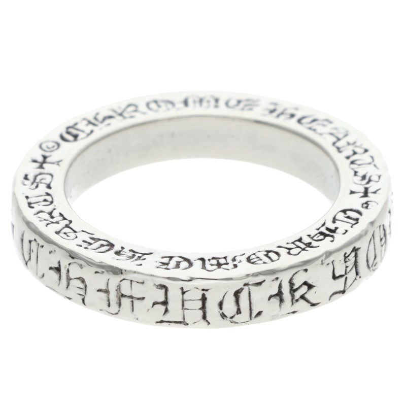 Chrome Hearts 3mm SPACER FUCKYOU Silver Ring Size 6.5