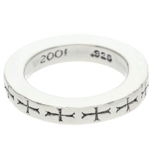 Chrome Hearts 3mm SPACER FUCKYOU Silver Ring Size 6.5