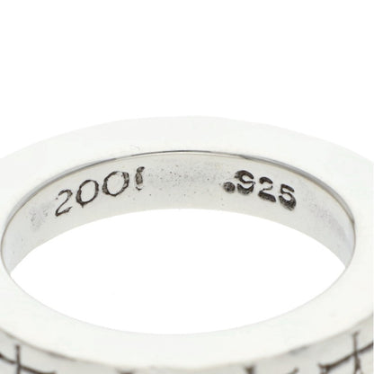 Chrome Hearts 3mm SPACER FUCKYOU Silver Ring Size 6.5