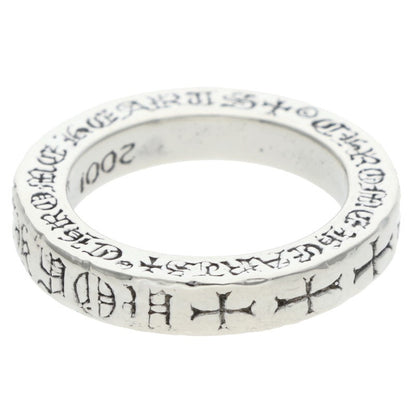 Chrome Hearts 3mm SPACER FUCKYOU Silver Ring Size 6.5